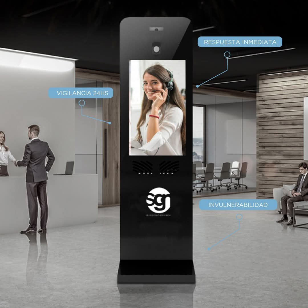 totem de seguridad y vigilancia